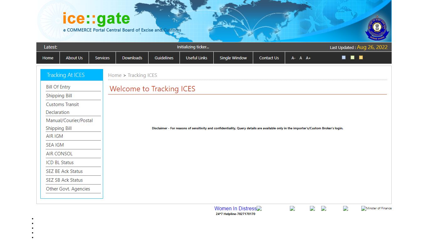 Tracking ICES - IceGate